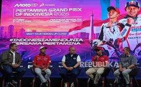 Dari kiri ke kanan: VP Communication Pertamina Muhammad Baron, Veda Ega, Direktur Operasi ITDC Troy Warokka, dan Mario Suryo Aji.