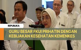 Dewan Guru Besar (DGB) Fakultas Kedokteran Universitas Indonesia (FKUI) menunjukkan keprihatinan yang mendalam atas situasi Pendidikan dan pelayanan Kesehatan Indonesia yang dinilai semakin terpuruk.