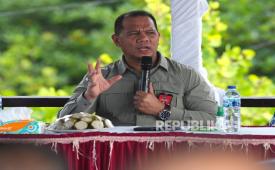 Direktur Jenderal (Dirjen) Bina Pemerintahan Desa (Pemdes) Kementerian Dalam Negeri (Kemendagri) La Ode Ahmad P. Bolombo 