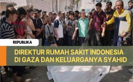 Direktur Rumah Sakit Indonesia, dr Marwan al-Sultan syahid dibunuh Israel dalam serangan pada Rabu. 