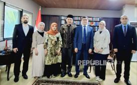 Audiensi UIN Jakarta bersama Duta Besar Republik Turki untuk Indonesia, Prof Talip Küçükcan, di Kedutaan Besar Turki, Jakarta, Selasa (28/4/2026).