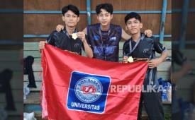 Empat medali diraih mahasiswa UBSI kampus Pontianak dalam West Borneo Championship 2026.
