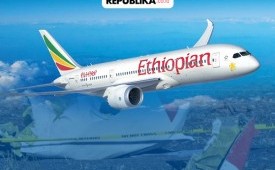 Ethiopian Airlines jatuh.