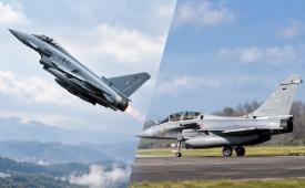 Eurofighter Typhoon Militer Kerajaan Inggris dan Rafale B Prancis
