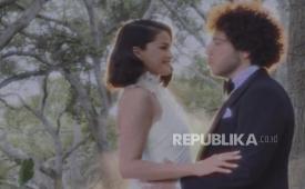 Foto pernikahan Selena Gomez dan Benny Blanco. 
