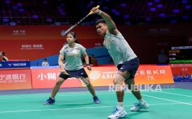 Ganda campuran indonesia Jafar Hidayatullah/Felisha Alberta Nathaniel Pasaribu.