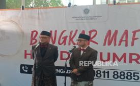 Menteri Haji dan Umrah, Gus Irfan, dan Wakil Menteri Haji dan Umrah (Wamenhaj), Dahnil Anzar Simanjuntak.