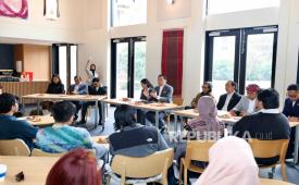 Wakil Ketua MPR RI, Edhie Baskoro Yudhoyono, saat bertemu dengan Perhimpunan Pelajar Indonesia Australia (PPIA) di Australian National University (ANU), Canberra, Jumat (16/10/2026) lalu