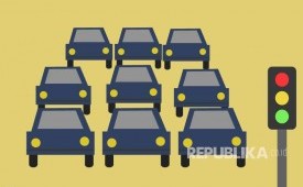 Macet (ilustrasi). Pemprov DKI Jakarta menggunakan AI untuk memantau dan menangani kemacetan.