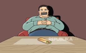 Obesitas (ilustrasi). Individu yang obesitas memiliki risiko 70 persen lebih tinggi mengalami infeksi serius, menurut studi terbaru yang dipublikasikan di jurnal The Lancet. 