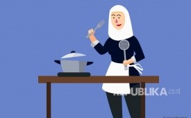  Memasak di dapur tertutup (ilustrasi). Sering memasak di dapur tertutup tanpa ventilasi berisiko memicu kanker paru.
