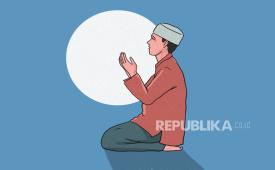 Ilustrasi berdoa 
