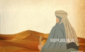 Ilustrasi Nabi Adam. Allah SWT menciptakan Nabi Adam sebagai khalifah di bumi 