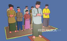Ilustrasi sholat berjamaah