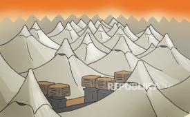 Ilustrasi tenda haji. Ada sejumlah titik krusial dalam pelaksanaan Armuzna yang menjadi sorotan.