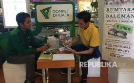 Ilustrasi pembayaran zakat.