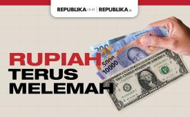 Infografis pergerakan kurs rupiah per 29 April 2026.
