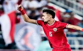 Ivar Jenner, pencetak gol timnas Indonesia U-23 ke gawang Irak U-23.