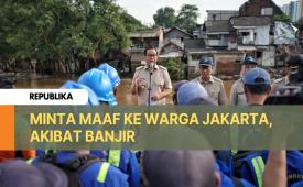 Jakarta Banjir Lagi, Gubernur Pramono : Saya Minta Maaf..