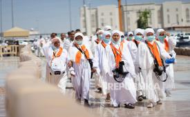 Jamaah haji terakhir Indonesia di Madinah akan diberangkatkan hari ini ke Makkah, Ahad (25/5/2025). 
