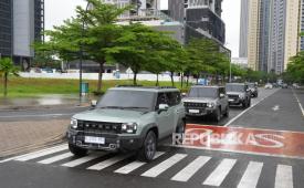 Jetour T2 yang dikendarai puluhan wartawan dalam media test drive, Kamis (18//12/2025).