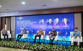 Kegiatan Cryptalk yang digelar di Jakarta, Senin (2/2/2026). Bursa aset kripto CFX akan menurunkan biaya transaksi mulai Maret 2026.