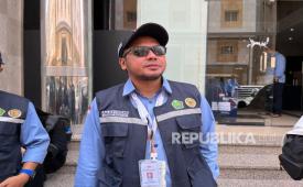Kepala Daerah Kerja Makkah Ali Machzumi saat memberikan keterangan di Makkah, Kamis (8/5/2025).  