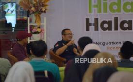 Ketua LPH Hidayatullah, Muhammad Faisal Thamrin, dalam Halal Festival.