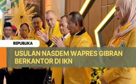 Ketua Umum Bahlil Lahadalia berkomentar terkait usulan Nasdem Wapres Gibran Berkantor di IKN