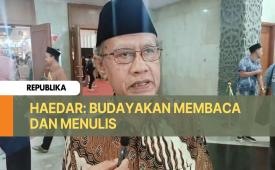 Ketua Umum PP Muhammadiyah Prof Haedar Nashir dinobatkan sebagai Tokoh Perbukuan Islam 2025.