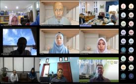 KNEKS bersama KDEKS menggelar diskusi daring untuk memperkuat sinergi rencana aksi dalam draf Masterplan Ekonomi Syariah Indonesia (MEKSI) 2025–2029, Jumat (25/4/2025).