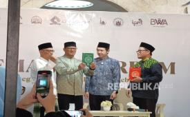 Koh Denis Lim dalam acara Gema Muharam di Masjid Jami Al Hidayah, Jakarta, Kamis (10/7/2025).