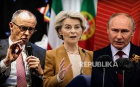 Kolase Merz, Von Der Leyen dan Putin