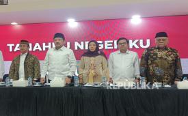 Konferensi pers Program Ramadhan Baznas 2026 di Jakarta, Senin (2/2/2026).