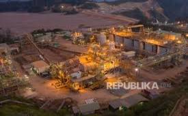 Lahan tambang PT Agincourt di dekat Garoga, Batang Toru, Sumut.