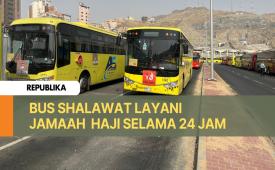 Layanan bus sholawat mulai beroperasi.
