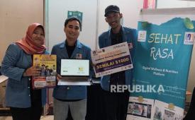 Mahasiswa UNM melahirkan Sehat Rasa, platform digital untuk membantu memandu masyarakat menjalani gaya hidup sehat.