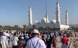 Masjid Quba yakni masjid yang pertama Rasulullah SAW bangun setelah meninggalkan kota Mekkah. 