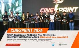  Melalui Screening & Awarding CineSprint 2026, mahasiswa UBSI membuktikan bahwa proses belajar di bangku kuliah dapat melahirkan karya yang mendekati standar industri kreatif sekaligus mengasah kemampuan kolaborasi, produksi, hingga strategi pemasaran digital.