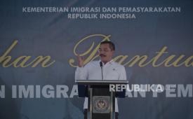 Menteri Imigrasi dan Pemasyarakatan (Menimipas) Jenderal (Purn) Agus Andrianto.