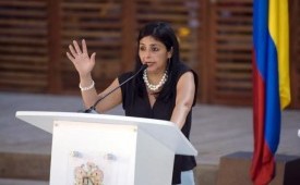 Wakil Presiden Venezuela, Delcy Rodriguez meyakini, tujuan operasi AS adalah untuk melakukan kudeta dan merebut sumber daya alam Venezuela.