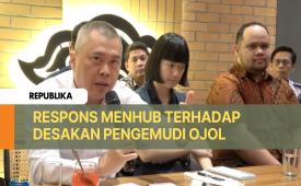 Menteri Perhubungan Dudy Purwagandhi buka suara soal tuntutan potongan aplikasi maksimal 10 persen dari pengemudi ojek online (ojol).