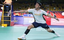 Mohammad Zaki Ubaidillah alias Ubd beraksi di Thailand Open 2026.