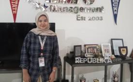 Nisva Maulidia, mahasiswa angkatan 2023 Program Studi Bisnis Digital Cyber University magang di PT Euro Management Indonesia di Divisi Business Development.
