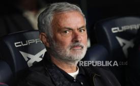 Pelatih Real Madrid Jose Mourinho.
