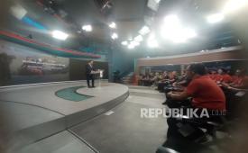 Pelatihan War Journalism Training Program resmi dibuka di markas kantor berita Turki, Anadolu Agency di Ankara, Senin (14/9/2026)