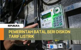 Pemerintah batal beri diskon tarif listrik.