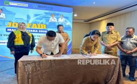 Pemprov Maluku Utara dan Harita Nickel menjalin kerja sama pelatihan tenaga kerja lokal. 