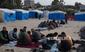 Penggungsi Gaza di Rafah Timur