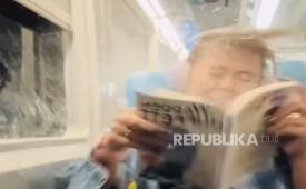 Penumpang Kereta Api (KA) Sancaka relasi Yogyakarta-Surabaya Gubeng terkena serpihan kaca akibat pelemparan batu oleh oknum. 